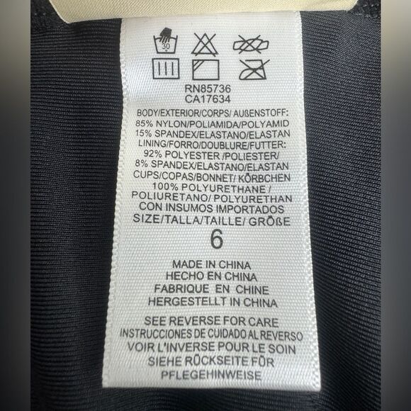 MICHAEL Michael Kors Black One Piece Swimsuit - Picture 10 of 10